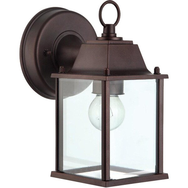 Home Impressions 100W Oil-Rubbed Bronze Incandescent Lantern Outdoor Wall Light Fixture IOL3ORB - main